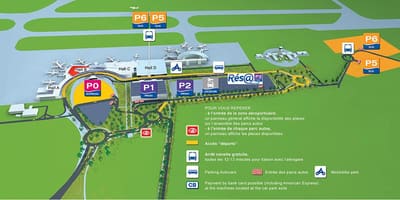 Терминал аеродрома Тулуз мапи