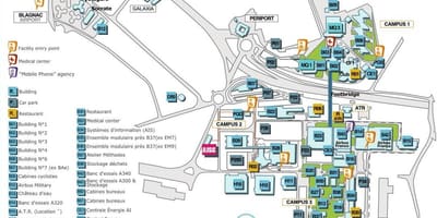 Карта Ербас у Тулузу 